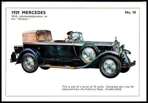 10 1929 Mercedes